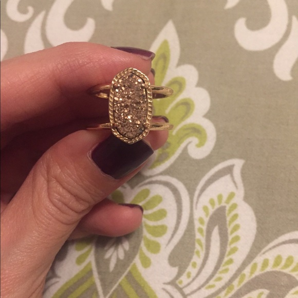 Kendra Scott Jewelry - Kendra Scott Rose Gold Drusy Elyse Ring